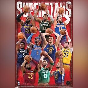NBA League - Superstars 25 Wall Poster, 22.375" x 34"